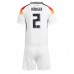 Maillot de foot Allemagne Antonio Rudiger #2 Domicile vêtements enfant Europe 2024 Manches Courtes (+ pantalon court)